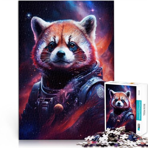 2000-teiliges Puzzle für Erwachsene, Weltraum-Astronaut, Roter Panda, Quizspiel, 27,56 x 39,37 Zoll, Weihnachts- und Geburtstagsgeschenke für Teenager ab 14 Jahren 2000-teiliges Puzzle für Erwachsene, Weltraum-Astronaut, Roter Panda, Quizspiel, 27,56 x 39,37 Zoll, Weihnachts- und Geburtstagsgeschenke für Teenager ab 14 Jahren von SYUNFEI
