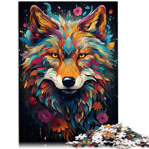 2000-teiliges Puzzle für Erwachsene, Wolf-Puzzle zum Malen und Ausmalen – anspruchsvolles Spiel, 27,56 x 39,37 Zoll, tolle Geschenke und Spielzeuge von SYUNFEI