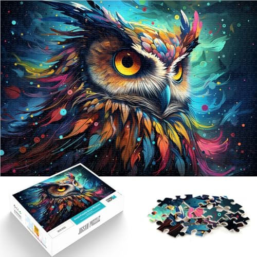 Puzzle für Erwachsene, 2000 Teile, mystische Eule, Spielzeug, Lernspiele, Stressabbau, tolle Geschenke und Spielzeuge, 27,56 x 39,37 Zoll, für Teenager ab 14 Jahren Puzzle für Erwachsene, 2000 Teile, mystische Eule, Spielzeug, Lernspiele, Stressabbau, tolle Geschenke und Spielzeuge, 27,56 x 39,37 Zoll, für Teenager ab 14 Jahren von SYUNFEI