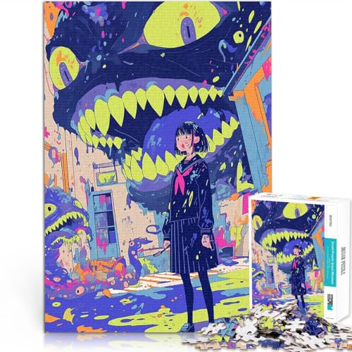 Abnormaler Kern Puzzle für Jugendliche 1000 Teile Trainieren Sie Ihr Gehirn und Ihre Hände Einzigartige Wohndekoration und Geschenke 38x26cm von SYUNFEI