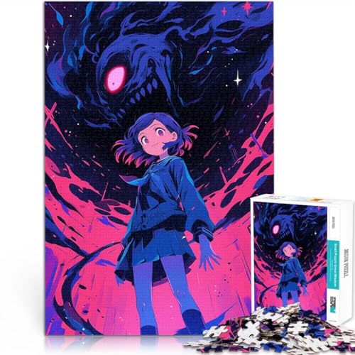 Abnormaler Kern Teenager 1000-teiliges Puzzle Gehirnintelligenz-Herausforderung süchtig machendes Spielzeug Wohnkunstdekor 38x26cm von SYUNFEI