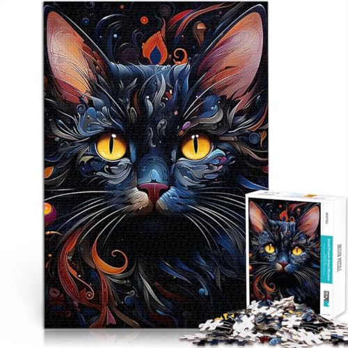 Abstrakte Katze lebendige Farben Puzzle 2000 Teile für Erwachsene Intellektuelles Spiel Einzigartige Wohndekoration und Geschenke 70x100cm Abstrakte Katze lebendige Farben Puzzle 2000 Teile für Erwachsene Intellektuelles Spiel Einzigartige Wohndekoration und Geschenke 70x100cm von SYUNFEI