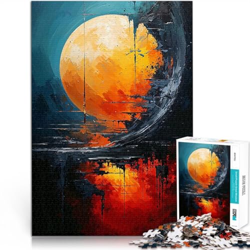 Abstrakte Konvergenz 1000-teiliges Puzzle für Erwachsene Spielzeug Lernspiele Stressabbau Lernspiel für Geburtstag, Weihnachten 38x26cm von SYUNFEI