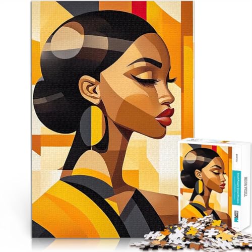 Abstrakte Melanin-Schönheit Puzzle für Erwachsene mit 2000 Teilen Herausforderndes Spiel eignet ganze Familie 70x100cm von SYUNFEI