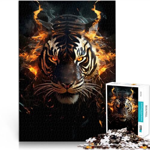 Abstrakter Goldschwarzer Tiger 2000-teilige Puzzles für Erwachsene Für Familienspaß Wanddekoration Einzigartige Geburtstags 70x100cm Abstrakter Goldschwarzer Tiger 2000-teilige Puzzles für Erwachsene Für Familienspaß Wanddekoration Einzigartige Geburtstags 70x100cm von SYUNFEI