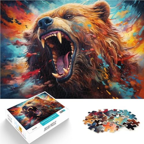 Puzzle für Erwachsene, 1000 Teile, Biomechanischer Bärenhand-Geschwindigkeitswettbewerb, 10,27 x 14,96 Zoll, Teenager ab 14 Jahren von SYUNFEI