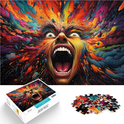 Puzzle für Erwachsene, 1000 Teile, Farbkunst, Handgeschwindigkeitswettbewerb, 10,27 x 14,96 Zoll, tolles Teenager ab 14 Jahren Puzzle für Erwachsene, 1000 Teile, Farbkunst, Handgeschwindigkeitswettbewerb, 10,27 x 14,96 Zoll, tolles Teenager ab 14 Jahren von SYUNFEI