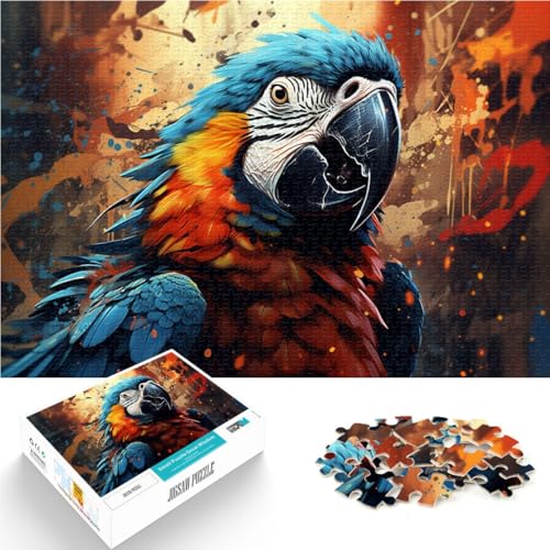1000-teiliges Puzzle für Erwachsene, Papagei, Lernspielzeug, 26 x 38cm, Wanddekoration, einzigartige Geburtstags von SYUNFEI