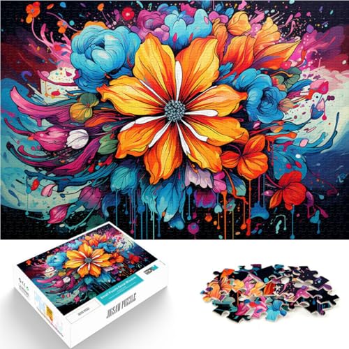 Puzzle für Erwachsene, 1000 Teile, Mohnblumen, Familienunterhaltungsspielzeug, 10,27 x 14,96 Zoll, tolles Geschenk für Teenager ab 14 Jahren von SYUNFEI