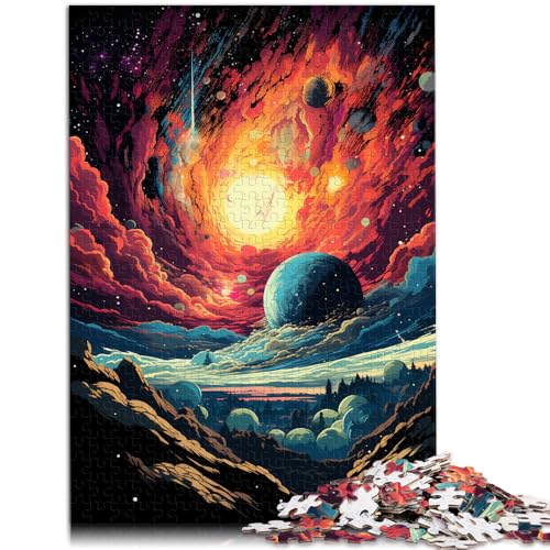 Puzzle für Erwachsene, 1000 Teile, Weltraum, Familienunterhaltungsspielzeug, einzigartige Geburtstags, 10,27 x 14,96 Zoll, für Teenager ab 14 Jahren von SYUNFEI