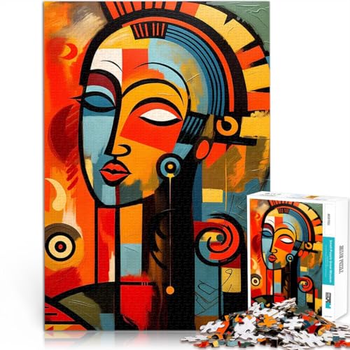 Afroamerikanische Kunst Puzzle 1000 Teile für Teenager Pädagogisches Spielzeug zum Stressabbau Tolle Geschenke und Spielzeuge 38x26cm von SYUNFEI