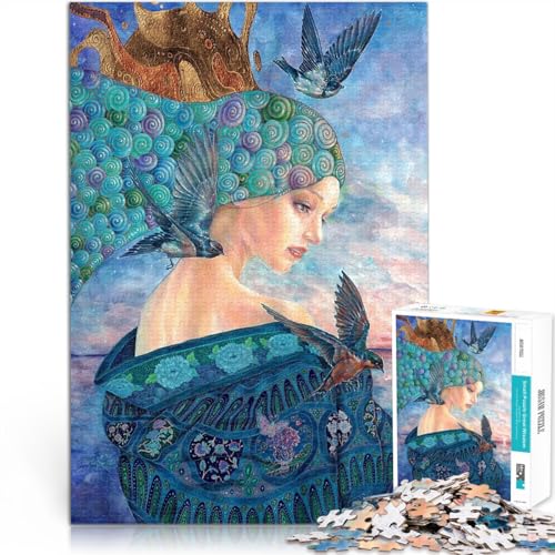 Anemone 1000-Teile-Puzzle für Teenager Gehirnintelligenz-Herausforderung süchtig machendes Spielzeug für Heimdekoration 38x26cm von SYUNFEI