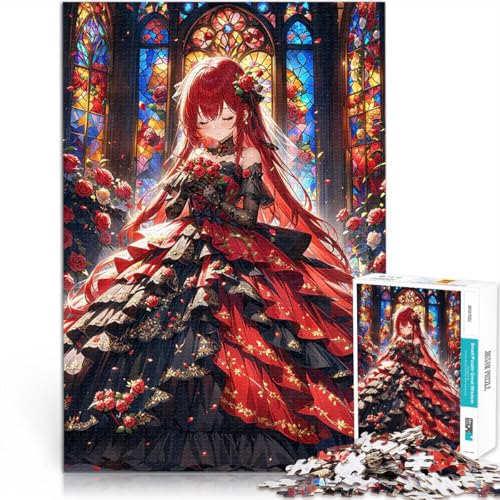 Anime-Braut im roten Kleid 1000-teiliges Teenager-Puzzle Anspruchsvolles Spiel und Familienspaß Verbessern Sie das Gedächtnis 38x26cm Anime-Braut im roten Kleid 1000-teiliges Teenager-Puzzle Anspruchsvolles Spiel und Familienspaß Verbessern Sie das Gedächtnis 38x26cm von SYUNFEI