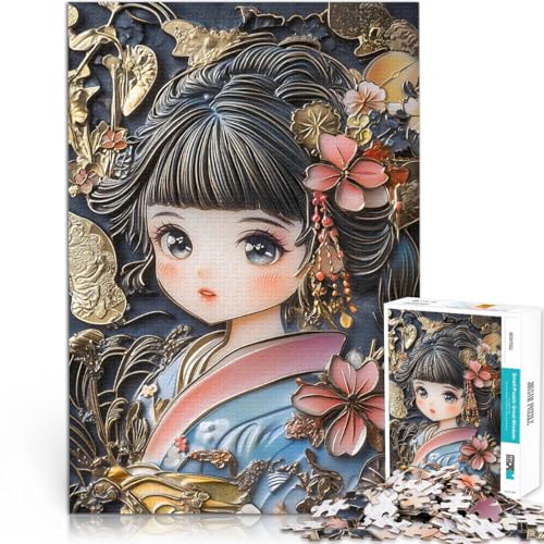 Anime-Mädchen Puzzle 2000 Teile für Erwachsene Dekomprimierendes intellektuelles Lernspielzeug Eltern-Kind-Interaktion 70x100cm von SYUNFEI