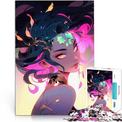 Anime-Mädchen mit Blumenkrone 2000-teiliges Puzzle für Teenager Stressabbau-Spielzeug denn eignet ganze Familie 70x100cm Anime-Mädchen mit Blumenkrone 2000-teiliges Puzzle für Teenager Stressabbau-Spielzeug denn eignet ganze Familie 70x100cm von SYUNFEI