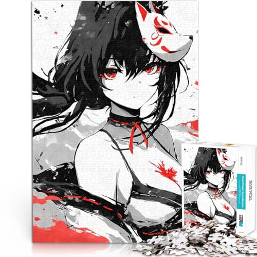 Anime-Mädchen mit Fuchsmaske Puzzle für Erwachsene, 1000 Teile Denkspiel Wanddekoration Einzigartige Geburtstags 38x26cm Anime-Mädchen mit Fuchsmaske Puzzle für Erwachsene, 1000 Teile Denkspiel Wanddekoration Einzigartige Geburtstags 38x26cm von SYUNFEI