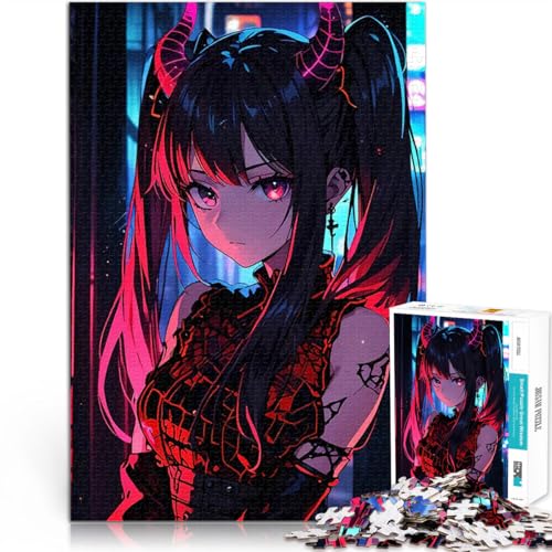 Anime-Mädchen mit Hörnern Puzzle für Erwachsene mit 1000 Teilen Denkspiel Wanddekoration Einzigartige Geburtstags 38x26cm Anime-Mädchen mit Hörnern Puzzle für Erwachsene mit 1000 Teilen Denkspiel Wanddekoration Einzigartige Geburtstags 38x26cm von SYUNFEI