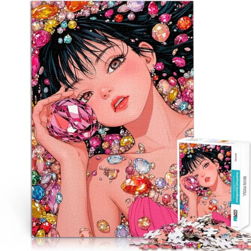 Anime-Mädchen mit Juwelen 1000-teiliges Puzzle für Erwachsene Quizspiel Wanddekoration Einzigartige Geburtstags 38x26cm Anime-Mädchen mit Juwelen 1000-teiliges Puzzle für Erwachsene Quizspiel Wanddekoration Einzigartige Geburtstags 38x26cm von SYUNFEI