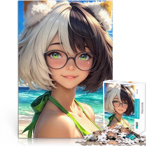 Anime-Mädchen mit Katzenohren Puzzle für Erwachsene 2000 Teile Spielspielzeug Jedes Stück ist einzigartig – Anspruchsvolles Familienspiel 70x100cm Anime-Mädchen mit Katzenohren Puzzle für Erwachsene 2000 Teile Spielspielzeug Jedes Stück ist einzigartig – Anspruchsvolles Familienspiel 70x100cm von SYUNFEI