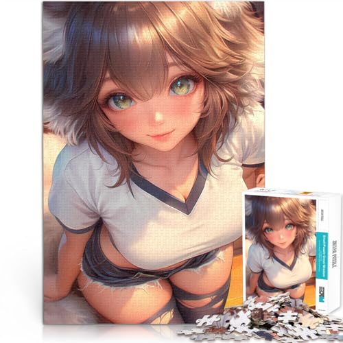 Anime-Mädchen mit Katzenohren Teenager 1000 Teile Puzzle Stressabbau Schwierige Herausforderung Künstlersammlung, Bildende Kunst 38x26cm Anime-Mädchen mit Katzenohren Teenager 1000 Teile Puzzle Stressabbau Schwierige Herausforderung Künstlersammlung, Bildende Kunst 38x26cm von SYUNFEI