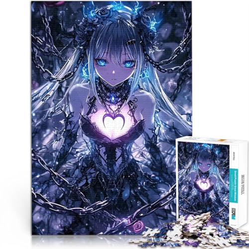 Anime-Mädchen mit Ketten 1000-teiliges Puzzle für Teenager Pädagogisches Spielzeug zum Stressabbau Lustiges Geschenk 38x26cm Anime-Mädchen mit Ketten 1000-teiliges Puzzle für Teenager Pädagogisches Spielzeug zum Stressabbau Lustiges Geschenk 38x26cm von SYUNFEI