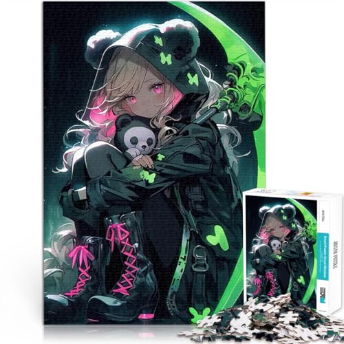 Anime-Mädchen mit Sense 1000-teilige Puzzles für Erwachsene Lernspiel-Herausforderungsspielzeug Künstlersammlung, Bildende Kunst 38x26cm Anime-Mädchen mit Sense 1000-teilige Puzzles für Erwachsene Lernspiel-Herausforderungsspielzeug Künstlersammlung, Bildende Kunst 38x26cm von SYUNFEI