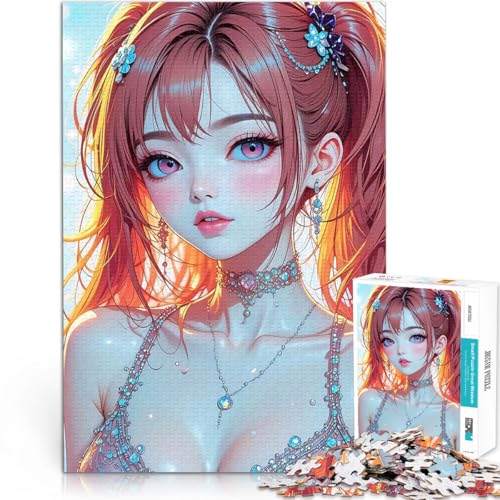 Anime-Mädchen mit rosa Augen Puzzle für Erwachsene mit 2000 Teilen Intellektuelles Spiel Einzigartige Wohndekoration und Geschenke 70x100cm Anime-Mädchen mit rosa Augen Puzzle für Erwachsene mit 2000 Teilen Intellektuelles Spiel Einzigartige Wohndekoration und Geschenke 70x100cm von SYUNFEI