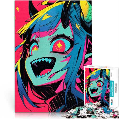 Anime-Monstermädchen Puzzle 2000 Teile für Jugendliche für Lernspiel-Herausforderungsspielzeug Tolle Geschenke und Spielzeuge 70x100cm von SYUNFEI