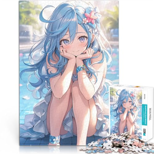 Anime-futuristischer Stil 1000-teiliges Puzzle für Erwachsene Hands-on-Spiel Jedes Stück ist einzigartig – Anspruchsvolles Familienspiel 38x26cm von SYUNFEI