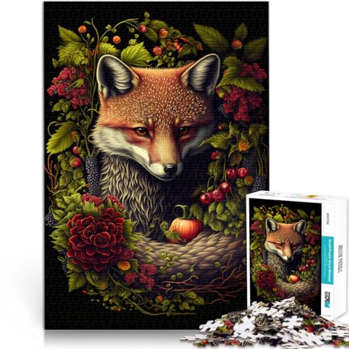 1000-teiliges Puzzle für Erwachsene, Art Fox, interessantes Puzzle zur Stressreduzierung, Eltern-Kind-Interaktion, 50 x 75 cm, für Teenager ab 14 Jahren 1000-teiliges Puzzle für Erwachsene, Art Fox, interessantes Puzzle zur Stressreduzierung, Eltern-Kind-Interaktion, 50 x 75 cm, für Teenager ab 14 Jahren von SYUNFEI