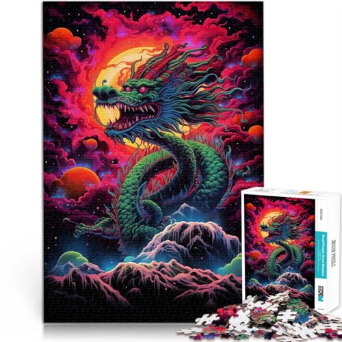 Asiatischer Fliegender Drache 04 Puzzle für Erwachsene, 1000 Teile Quizspiel mit vollständig ineinander greifenden, zufällig geformten Teilen 38x26cm Asiatischer Fliegender Drache 04 Puzzle für Erwachsene, 1000 Teile Quizspiel mit vollständig ineinander greifenden, zufällig geformten Teilen 38x26cm von SYUNFEI