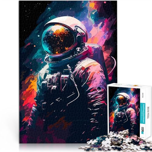 Astronaut im Weltraum 2000-teiliges Puzzle für Teenager Pädagogisches Spielzeug zum Stressabbau Tolle Geschenke und Spielzeuge 70x100cm von SYUNFEI