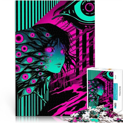 Augen des Ankers Puzzle 1000 Teile für Erwachsene Dekomprimierendes intellektuelles Lernspielzeug Heimdekoration Spielzeug 38x26cm von SYUNFEI