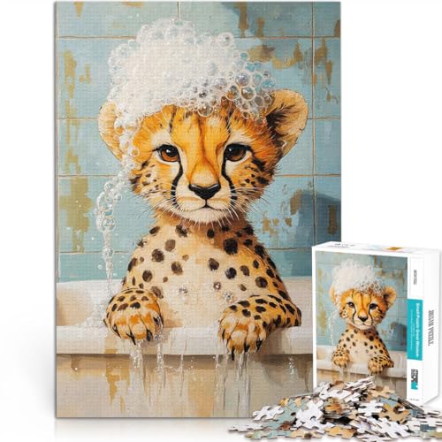 Badezeit für Geparden 2000-teiliges Teenager-Puzzle Anspruchsvolles Spiel und Familienspaß Verbessern Sie das Gedächtnis 70x100cm Badezeit für Geparden 2000-teiliges Teenager-Puzzle Anspruchsvolles Spiel und Familienspaß Verbessern Sie das Gedächtnis 70x100cm von SYUNFEI