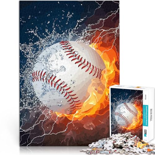 Baseball 1000-teiliges Puzzle für Erwachsene Gehirnintelligenz-Herausforderung süchtig machendes Spielzeug für Heimdekoration 38x26cm Baseball 1000-teiliges Puzzle für Erwachsene Gehirnintelligenz-Herausforderung süchtig machendes Spielzeug für Heimdekoration 38x26cm von SYUNFEI