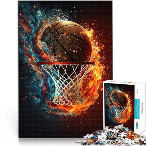 Basketball bunt 1000-teilige Puzzles für Erwachsene Anspruchsvoll, Aber lustig und humorvoll Tolle Geschenke und Spielzeuge 38x26cm Basketball bunt 1000-teilige Puzzles für Erwachsene Anspruchsvoll, Aber lustig und humorvoll Tolle Geschenke und Spielzeuge 38x26cm von SYUNFEI