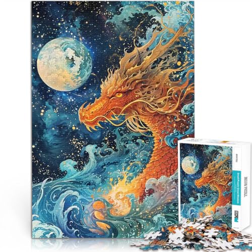 Blick der Himmlischen Drachen Puzzle 1000 Teile für Erwachsene Quizspiel mit vollständig ineinander greifenden, zufällig geformten Teilen 38x26cm Blick der Himmlischen Drachen Puzzle 1000 Teile für Erwachsene Quizspiel mit vollständig ineinander greifenden, zufällig geformten Teilen 38x26cm von SYUNFEI