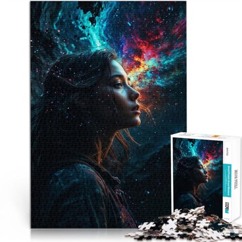 Blick in den kosmischen Abgrund Puzzle für Erwachsene mit 2000 Teilen Herausforderndes Spiel Eltern-Kind-Interaktion 70x100cm von SYUNFEI