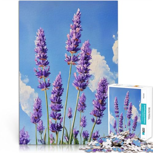 Blüte in Lavendel 2000-teilige Puzzles für Teenager Pädagogisches Familienspiel mit vollständig ineinander greifenden, zufällig geformten Teilen 70x100cm Blüte in Lavendel 2000-teilige Puzzles für Teenager Pädagogisches Familienspiel mit vollständig ineinander greifenden, zufällig geformten Teilen 70x100cm von SYUNFEI