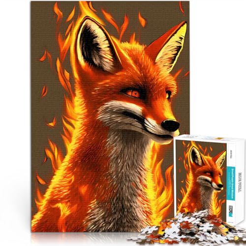 Brennender Rotfuchs 2000-Teile-Puzzle für Teenager Stressabbau – Staycation – Zeit totschlagen mit passendem Poster und Quizblatt 70x100cm Brennender Rotfuchs 2000-Teile-Puzzle für Teenager Stressabbau – Staycation – Zeit totschlagen mit passendem Poster und Quizblatt 70x100cm von SYUNFEI