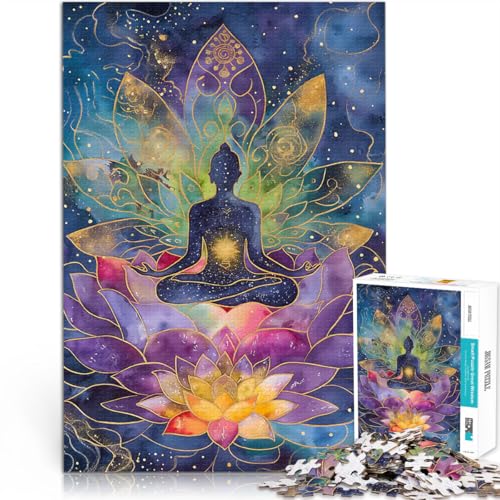 Buddha-Lotus-Mandala Puzzle für Teenager 1000 Teile Dekomprimierendes intellektuelles Lernspielzeug Gutes Geschenk 38x26cm Buddha-Lotus-Mandala Puzzle für Teenager 1000 Teile Dekomprimierendes intellektuelles Lernspielzeug Gutes Geschenk 38x26cm von SYUNFEI