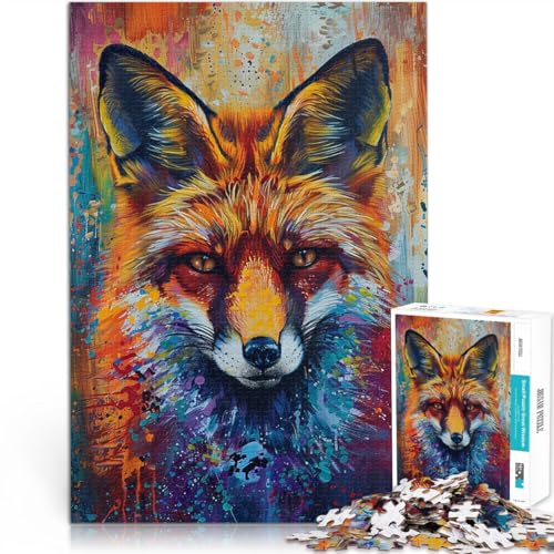 Bunter Rotfuchs 2000-Teile-Puzzle für Teenager Dekomprimierendes intellektuelles Lernspielzeug Tolle Geschenke und Spielzeuge 70x100cm von SYUNFEI