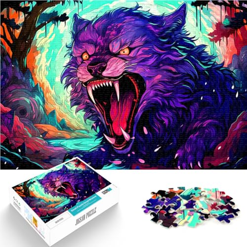 Bunter Wolf 2000-teiliges Puzzle für Erwachsene Dekomprimierendes intellektuelles Lernspielzeug Die Liebe zwischen Paaren stärken 70x100cm Bunter Wolf 2000-teiliges Puzzle für Erwachsene Dekomprimierendes intellektuelles Lernspielzeug Die Liebe zwischen Paaren stärken 70x100cm von SYUNFEI