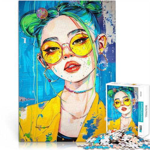 Buntes Anime-Mädchen Teenager-Puzzle 1000 Teile Dekomprimierendes intellektuelles Lernspielzeug Geburtstagsgeschenk, Geschenke 38x26cm Buntes Anime-Mädchen Teenager-Puzzle 1000 Teile Dekomprimierendes intellektuelles Lernspielzeug Geburtstagsgeschenk, Geschenke 38x26cm von SYUNFEI