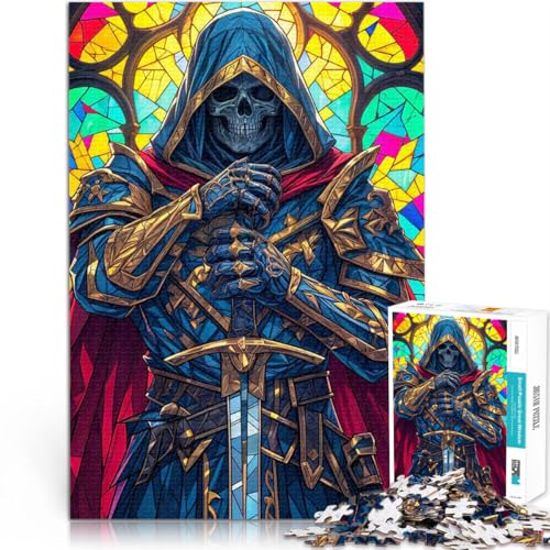 Buntglas des Toten Paladins Teenager-Puzzle 2000 Teile Spielzeug für die ganze Familie Wunschliste mit dem Weihnachtsmann 70x100cm von SYUNFEI
