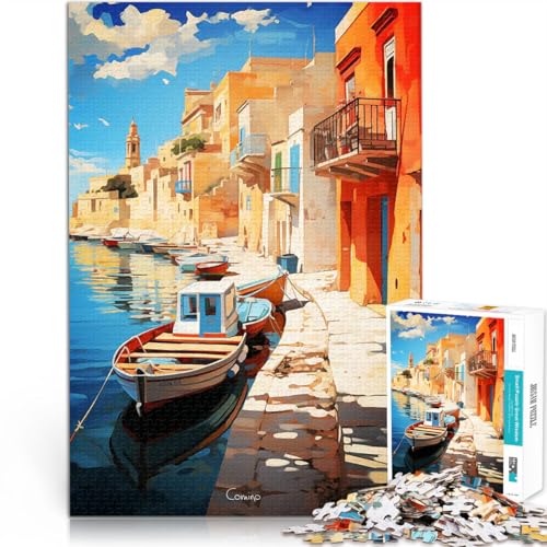 Camino-Ölgemälde 2000-teiliges Puzzle für Teenager Dekomprimierendes intellektuelles Lernspielzeug Kunstwerk Geschenk 70x100cm von SYUNFEI
