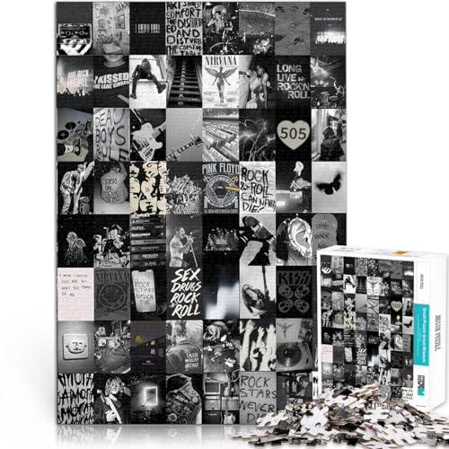 Collage im Schwarz-Weiß-Stil 2000-teilige Puzzles für Teenager Familienspiel für und Wanddekoration Einzigartige Geburtstags 70x100cm Collage im Schwarz-Weiß-Stil 2000-teilige Puzzles für Teenager Familienspiel für und Wanddekoration Einzigartige Geburtstags 70x100cm von SYUNFEI