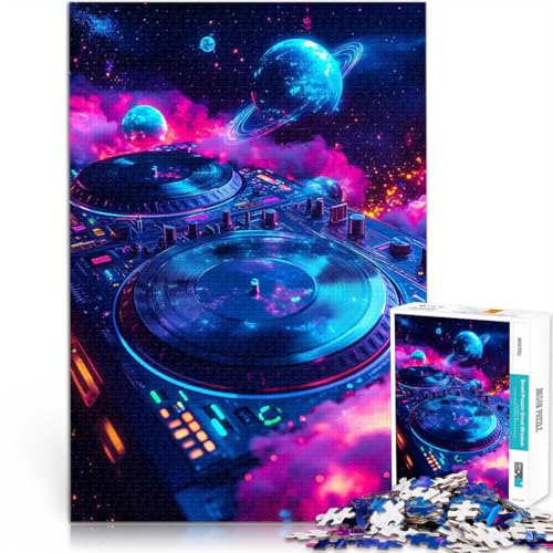 Cosmic DJ-Mixer Puzzle für Erwachsene mit 2000 Teilen Lernspiele Heimdekoration Jedes Stück ist einzigartig – Anspruchsvolles Familienspiel 70x100cm von SYUNFEI