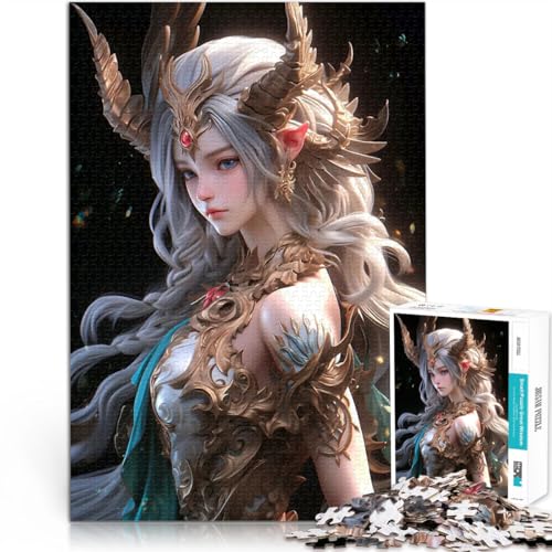 Dämonenelfenkönigin 2000-Teile-Puzzle für Erwachsene Spiele Spielzeug Geschenk Lustige Aktivitäten für zu Hause, Geburtstagsgeschenk, Reisegeschenk, 70x100cm von SYUNFEI