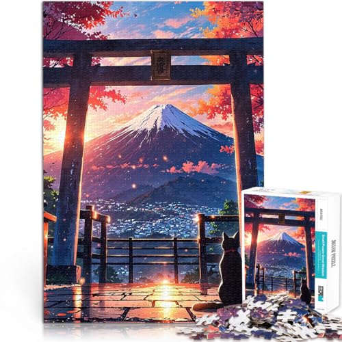 Der Fuji im Morgengrauen 1000-teiliges Puzzle für Erwachsene Quizspiel Jedes Stück ist einzigartig – Anspruchsvolles Familienspiel 38x26cm Der Fuji im Morgengrauen 1000-teiliges Puzzle für Erwachsene Quizspiel Jedes Stück ist einzigartig – Anspruchsvolles Familienspiel 38x26cm von SYUNFEI